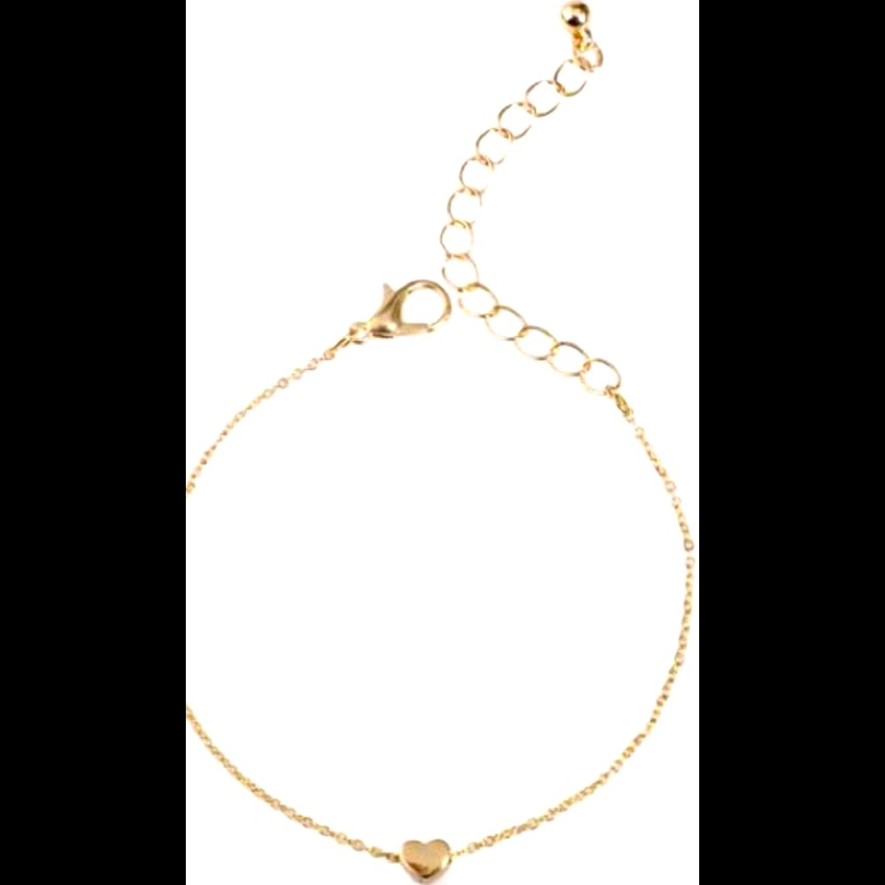 Gold Heart Bracelet - Picture 1 of 2